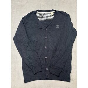 DIESEL Tricot & Co Knit Cardigan Black V-Neck Button Up Superior Quality Knit M